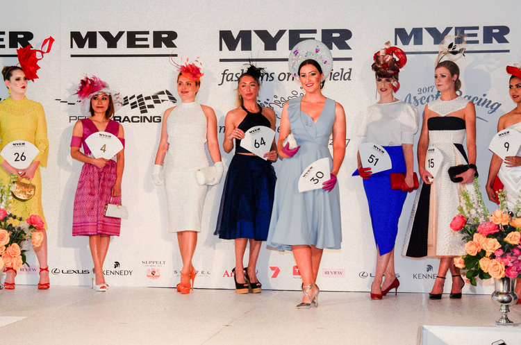 Stacey Reynold looking regal in Allport Millinery